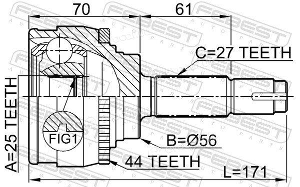 Febest 0210-016A44