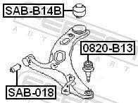 Febest SAB-B14B