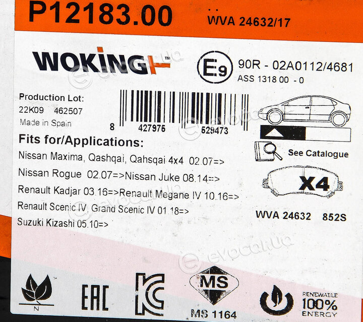 Woking P12183.00