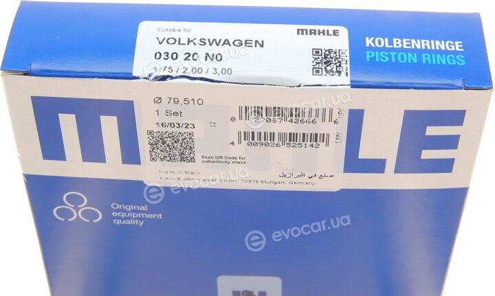 Mahle 030 20 N0
