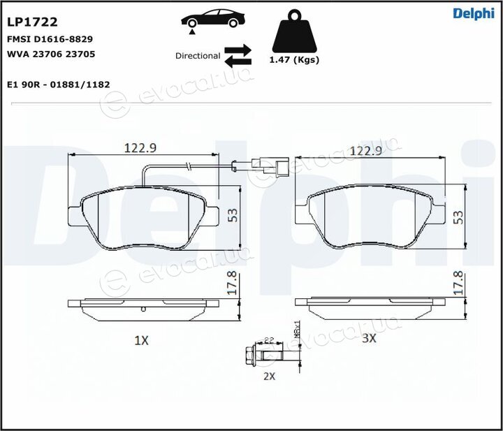 Delphi LP1722