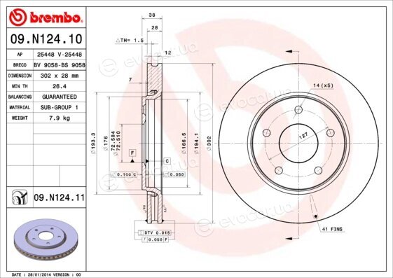 Brembo 09.N124.11