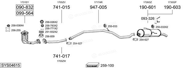 Bosal SYS04615