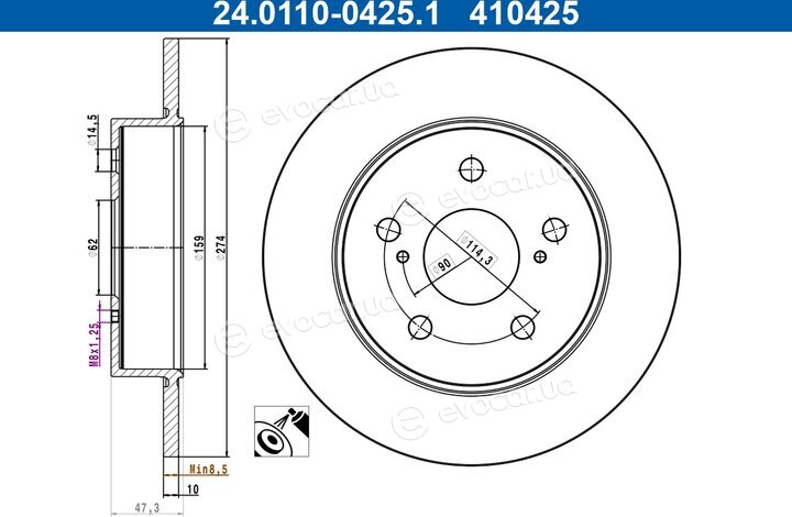 ATE 24.0110-0425.1