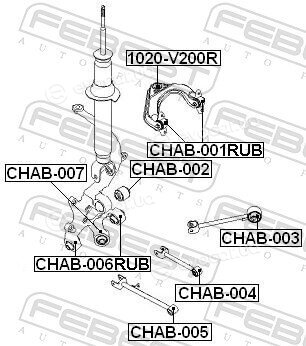 Febest CHAB-001RUB