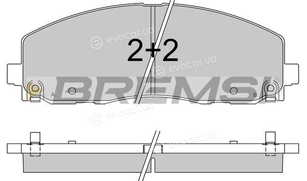 Bremsi BP3543