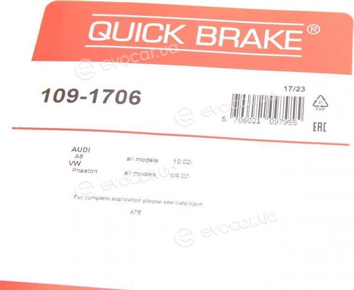 Kawe / Quick Brake 109-1706