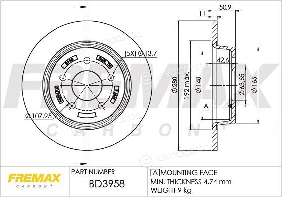 Fremax BD-3958