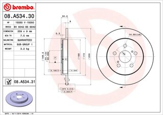 Brembo 08.A534.31