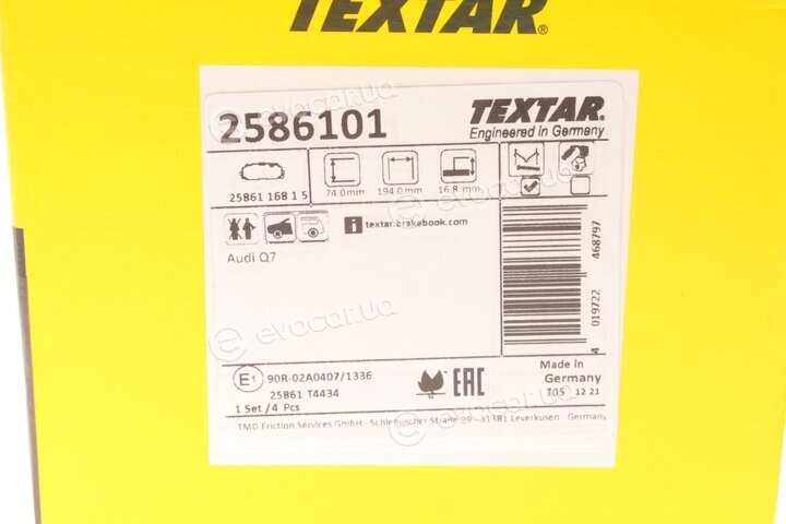 Textar 2586101