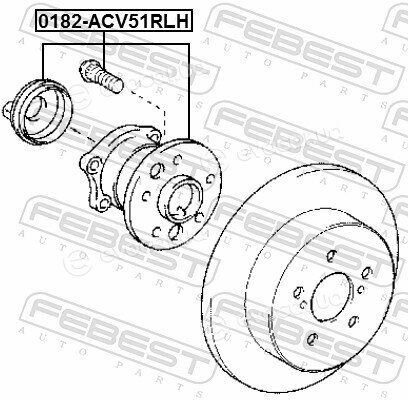 Febest 0182-ACV51RLH