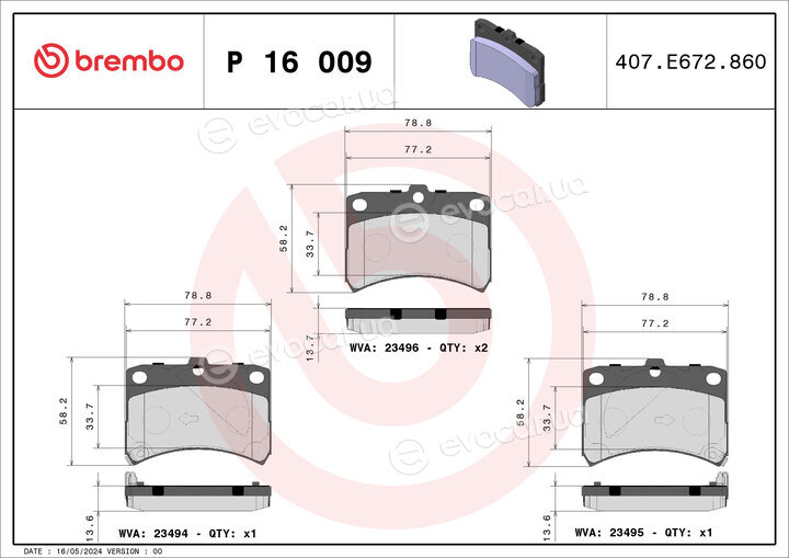 Brembo P 16 009