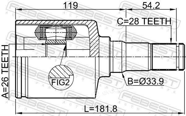Febest 2111-CA2LH