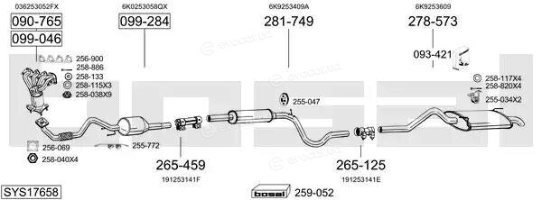 Bosal SYS17658