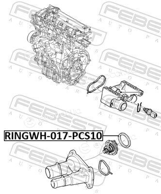 Febest RINGWH-017-PCS10