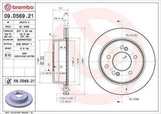 Brembo 09.D569.21