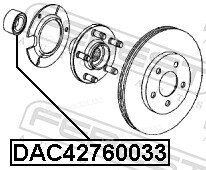 Febest DAC42760033