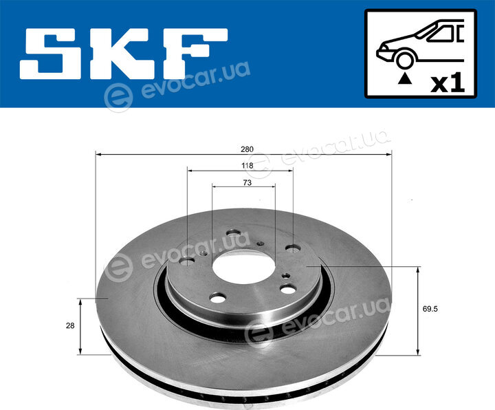 SKF VKBD 80077 V1