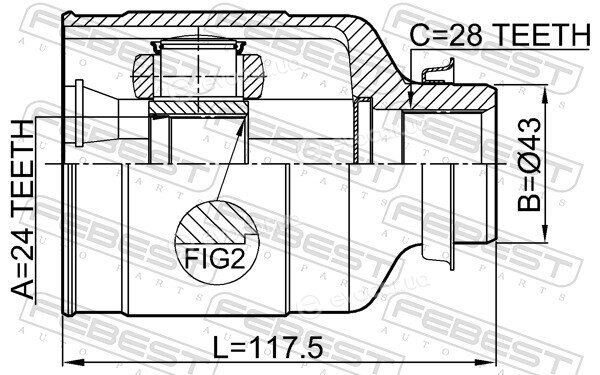 Febest 2211-CARNRH