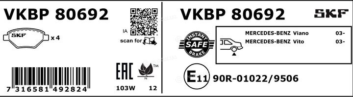 SKF VKBP 80692