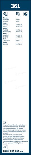 Bosch 3 397 001 361