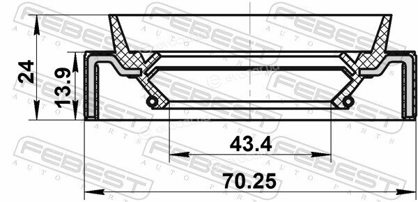 Febest 95JAS-45701424R