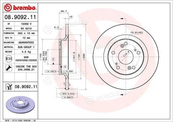 Brembo 08.9092.11