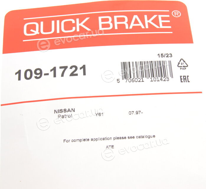 Kawe / Quick Brake 109-1721