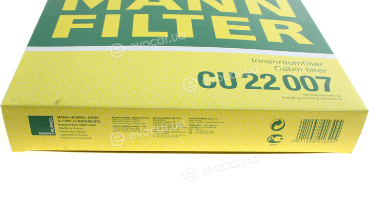 Mann CU 22 007