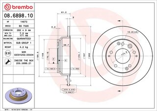 Brembo 08.6898.10