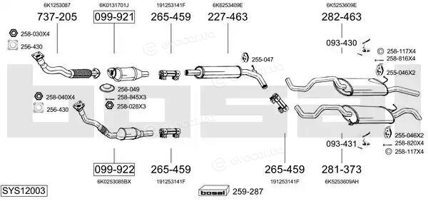 Bosal SYS12003