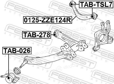 Febest 0125-ZZE124R