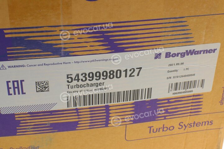 BorgWarner 5439 998 0127