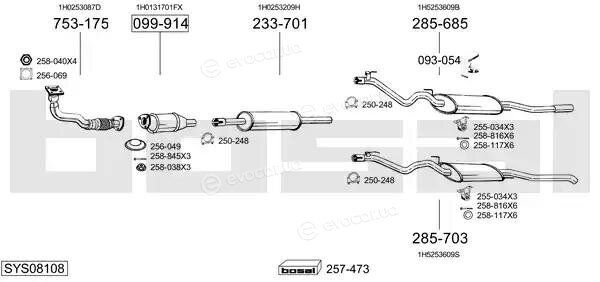 Bosal SYS08108