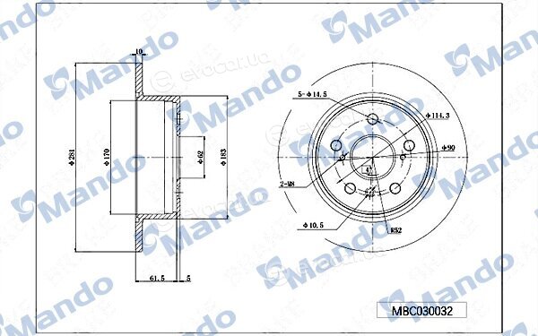 Mando MBC030032