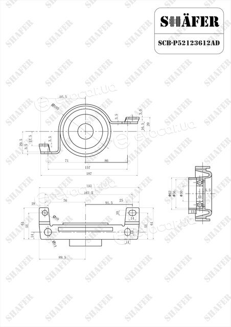 Shafer SCBP52123612AD