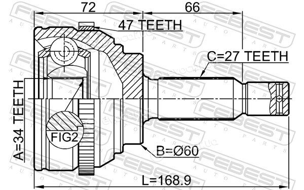 Febest 2210-MAGA47