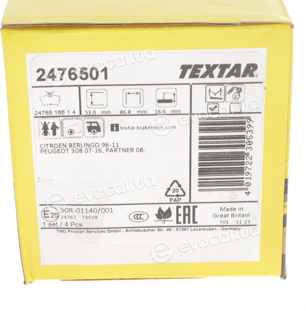Textar 2476501