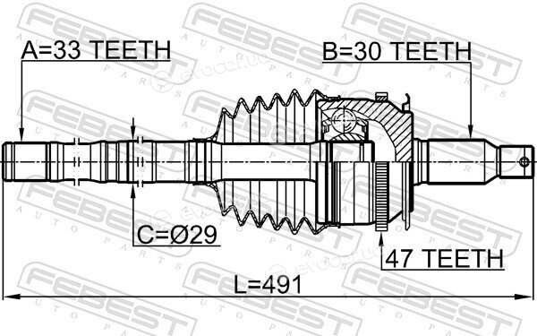 Febest 0414-KB4A47R