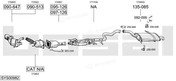 Bosal SYS00982