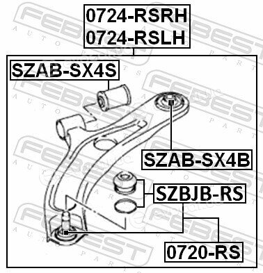 Febest SZAB-SX4B