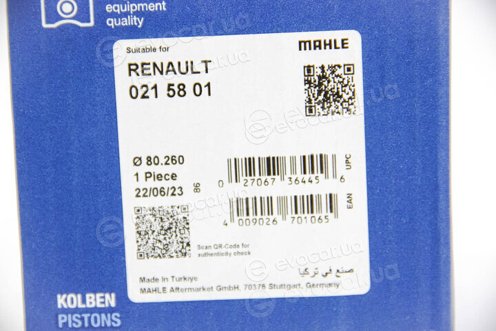 Mahle 021 58 01