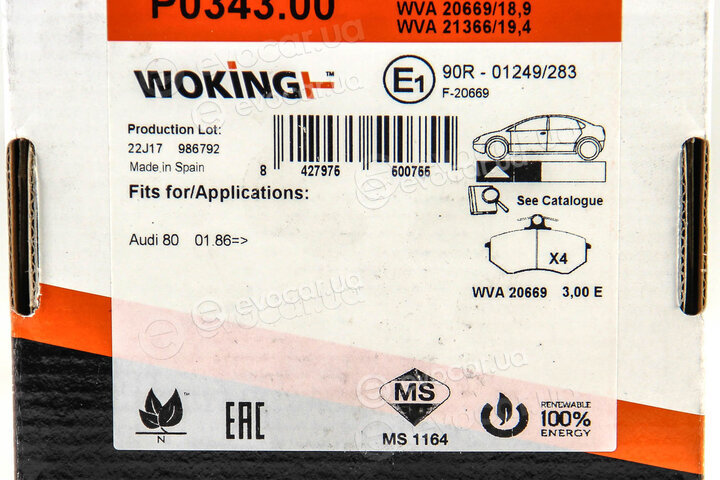 Woking P0343.00