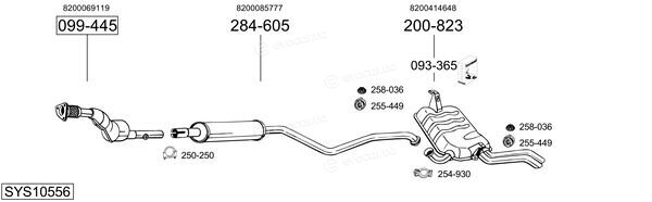 Bosal SYS10556