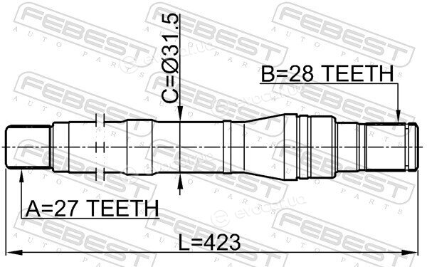 Febest 1212-SFBM