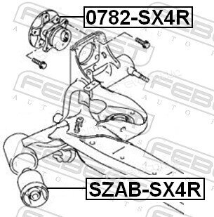 Febest SZAB-SX4R