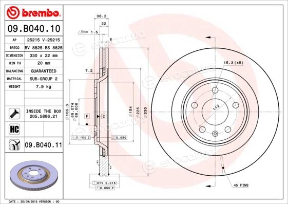 Brembo 09.B040.11