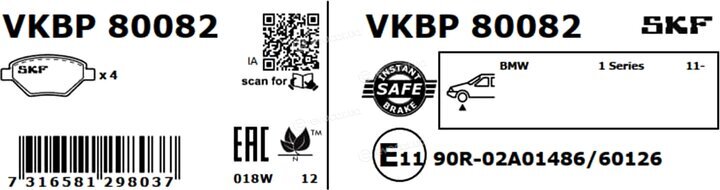 SKF VKBP 80082