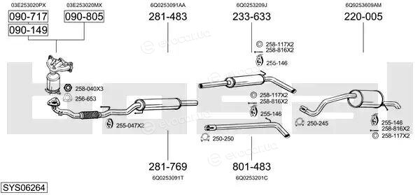 Bosal SYS06264