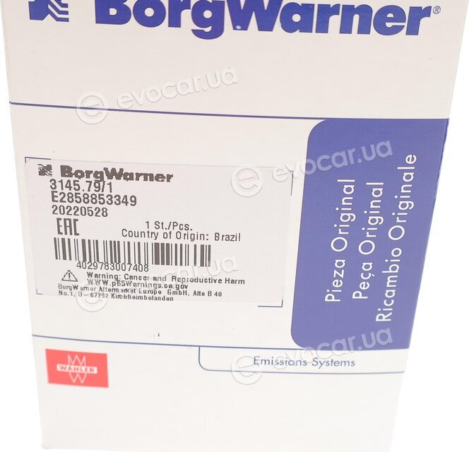 Wahler / BorgWarner 3145.79D